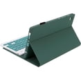 thumbnail image 6 of Keyboard Case for Samsung Galaxy Tab A7 Lite 8.7" 2021, Candy Colors Detachable Round Keys Wireless Keyboard (USB C Port) Slim Cover for Model SM-T220 T225 T227 (Deep Green), 6 of 6