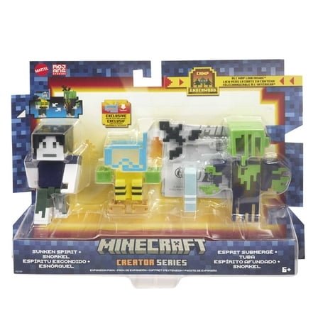 Minecraft Creator Series Camp Enderwood Sunken Spirit Action Figure, 3.25-in Scale