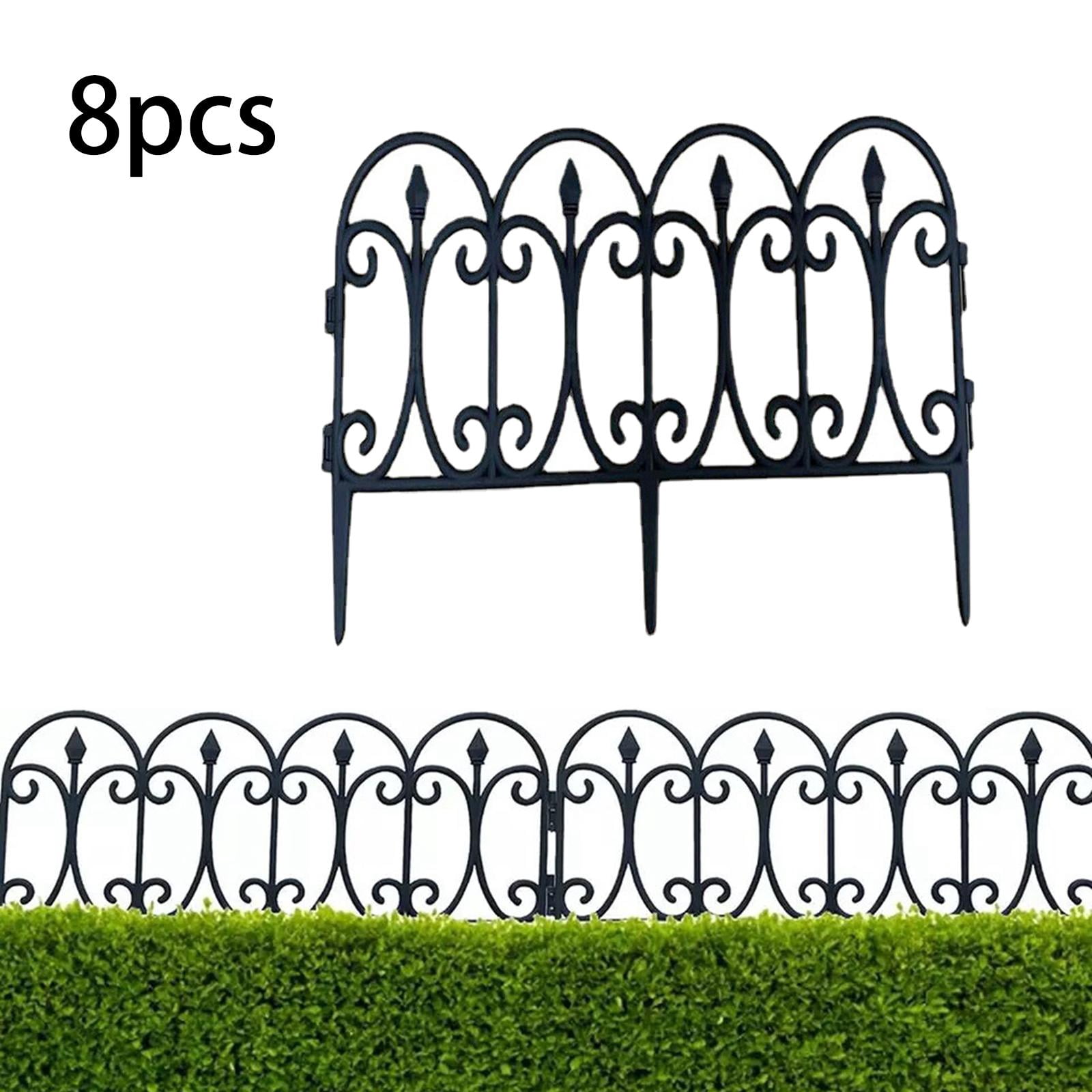 Garden Fence Decorative Edging Landscape Border for Decor Patio Backyard 8pcs