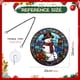 thumbnail image 3 of Xihbxyly Adorno de Papá Noel, Colgante Navideño, Versátil para Árbol y Mesa, Ideal para Regalar, Realza El Espíritu Navideño, 20 X 20 Cm, Incluye Cadena., 3 of 7