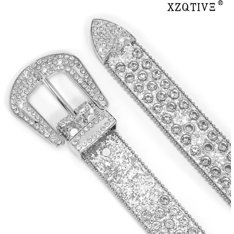 XIATIAN Men Women Rhinestone belt Western Cowgirl Cowboy  display picture 2