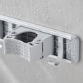 thumbnail image 5 of ¡Campaña con descuento!Soporte para puerta, estante para madera y fregona, soporte para puerta, fregona sin perforación y soporte con 5 ganchos para garaje, 5 of 5