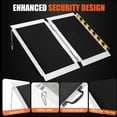 thumbnail image 3 of 4FT Aluminum Wheelchair Ramp, Portable for Stairs & Cars, 800 lbs Capacity with Non-Slip Surface, 3 of 7