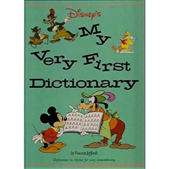 Pre-Owned Disney's My Very First Dictionary (Hardcover) 9780810911468