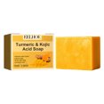 thumbnail image 2 of Fiudx Ofertas De La Semana Jabón De Cúrcuma Jabón De Jengibre Extracto Botánico Jabón Suavizante De Limpieza De La Piel Jabón Corporal Jabón De Jengibre Natural Para todo Tipo De Piel 100G, 2 of 6