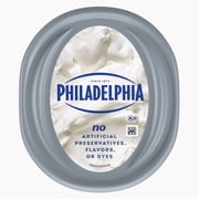 Philadelphia Reduced Fat Cream Cheese, 1 Tub, for Smooth, Spreadable Mornings, Original, No Artificial Preservatives, Flavors or Dyes, 8 oz
