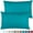 Teal Blue, variant on Empyrean Bedding Set of 2 Pillow Cases, King Pillowcase Premium Microfiber, King Size 20"X40" Silver Light Gray