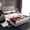 Gray White Red, variant on Manfei Merry Xmas Full Size Sheets,Kawaii Christmas Tree Bed Sheets,Red Black Snowflake Sheet Sets For Girl,Super Cozy Room Decor,4-Piece