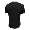 thumbnail image 4 of Styesk T-Shirts pour Homme Hommes Manches Courtes Musclé Robuste Basique Blouse de Couleur Unie T-Shirt Manches Courtes Col Rond Blouses Chemises, 4 of 6