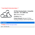 thumbnail image 2 of Filter Housing Gasket - Compatible with 2007 - 2011 BMW 335i 2008 2009 2010, 2 of 2