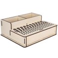 thumbnail image 3 of Wooden Leather Craft Tool Holder Leather Tool Shelf, Leather Tool Organizer, For Home Tool Storage, 3 of 8