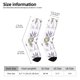thumbnail image 2 of Fotbe Lavender Flowers Calcetas Largas con Estampado para Hombre y Mujer – Calcetas de Compresión Transpirables y Elásticas, Viajar y Uso Diario Talla 5-11, 2 of 6