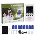 thumbnail image 3 of Electronic Pulse Massager Electronic Massager Digital Pulse Massager Pulse Muscle Stimulator Pulse Therapy Massager Intelligent Electronic Pulse Massager Heating Therapy Muscle ANGGREK Pulse Muscle Stimulator, 3 of 8