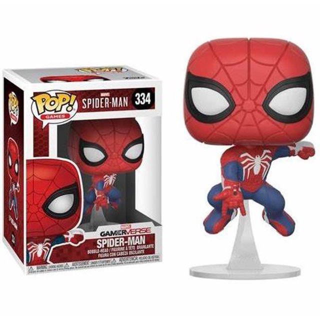 Funko-figura de SPIDER_MAN de MARVEL, traje integrado de Spiderman 334, modelo de colección de vinilo de PVC, regalo de juguete, 913, 392 Fivean unisex
