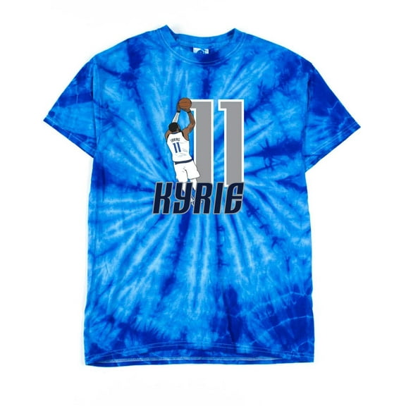 TIE-DYE Kyrie Irving 11 Dallas Logo Shirt T-Shirt