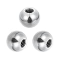 thumbnail image 1 of Uxcell Bouton Boule Écrous, Acier Inoxydable Rond Solide Trou Aveugle Capuchon de Vis Décoratif Poignée de Machinerie Matériel M5x10mm 3, 1 of 7