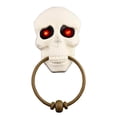 thumbnail image 1 of Inteprter Timbre de calavera de Halloween, interesante adorno de casa embrujada, diseño de escena DIY, decoración de terror, adornos para puerta, Kits de decoración para fiestas Blanco Inteprter HA068191-01B, 1 of 6