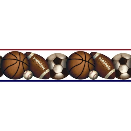 RoomMates Play Ball Peel and Stick Border