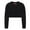 Black, variant on Women's Cotton Crochet Sweater Long Sleeve Summer Casual Pullover Black, X-Small