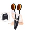 thumbnail image 1 of 2 Pack Toothbrush Foundation Brush Oval Makeup Brush Loose Powder Toothbrush Brushes for Blending Liquid, Cream, Flawless Powder, 1 of 5