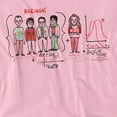 thumbnail image 2 of Big Bang Theory Bazinga Equation Women's T Shirt, Pink, Medium, 2 of 6