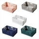 thumbnail image 2 of Caja de Almacenamiento Plegable, Cesta, Contenedor de Cosméticos, Soporte de Escritorio, Uso Doméstico, Escritorio Escolar, Caja de Almacenamiento Rosa, 2 of 5