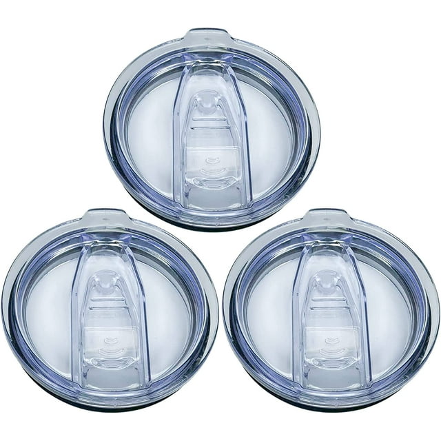 3 Pack Tumbler Replacement Lids for 20 oz Tumblers, Spill Proof Splash