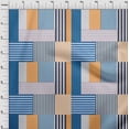 thumbnail image 4 of oneOone Cotton Flex Orange Fabric Stripes Craft Projects Decor Fabric Printed By The Yard 40 Inch Wide, 4 of 4