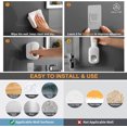 thumbnail image 5 of Toothpaste Dispenser Wall Mounted for Bathroom Automatic Toothpaste Squeezer for Kids and Adult (Grey and Black), 5 of 13