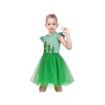thumbnail image 2 of Girls Dress Christmas Tree Star Striped Fluffy Ball Tulle New Year Winter 6 Years, 2 of 7