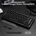 thumbnail image 5 of Teclado para juegos ATTACK SHARK X82PRO HE Interruptor magnético, 5 of 5