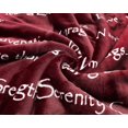 thumbnail image 3 of Blanket Strength Courage Super Soft Warm Hugs Blanket, Get Well Gift Blanket Plush Healing Thoughts Positive Energy Love & Hope with Fluffy Comfort (60x 80), 3 of 3