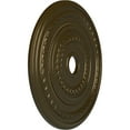 thumbnail image 3 of Ekena Millwork 25 3/8"OD x 3 3/8"ID x 1 3/8"P Cole Ceiling Medallion (Fits Canopies up to 9 1/8"), Hand-Painted Brass, 3 of 7