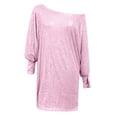 thumbnail image 4 of XDZJLR Robes pour Femmes une Épaule Froncée Bodycon Velours Sans Manches Jupe Midi Fendue pour Cocktail, 4 of 4