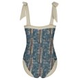 thumbnail image 4 of Aayomet Plus Size Swimsuit for Women Slimming Ruffle Swimsuit One Piece Lace Swimwear,Beige L, 4 of 4