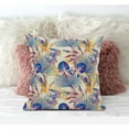 thumbnail image 2 of Plant Illusion Faux Suede Throw Fabric Pillow in Gray Yellow 18x18, 2 of 5