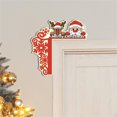 thumbnail image 4 of Adhesivo Luminoso Xihbxyly para Esquina de Puerta de Navidad Decoración Navideña PVC, 4 of 4