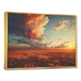 thumbnail image 2 of Designart "Dusk'S Embrace" Prairies Floater Framed Wall Art Living Room, 2 of 5