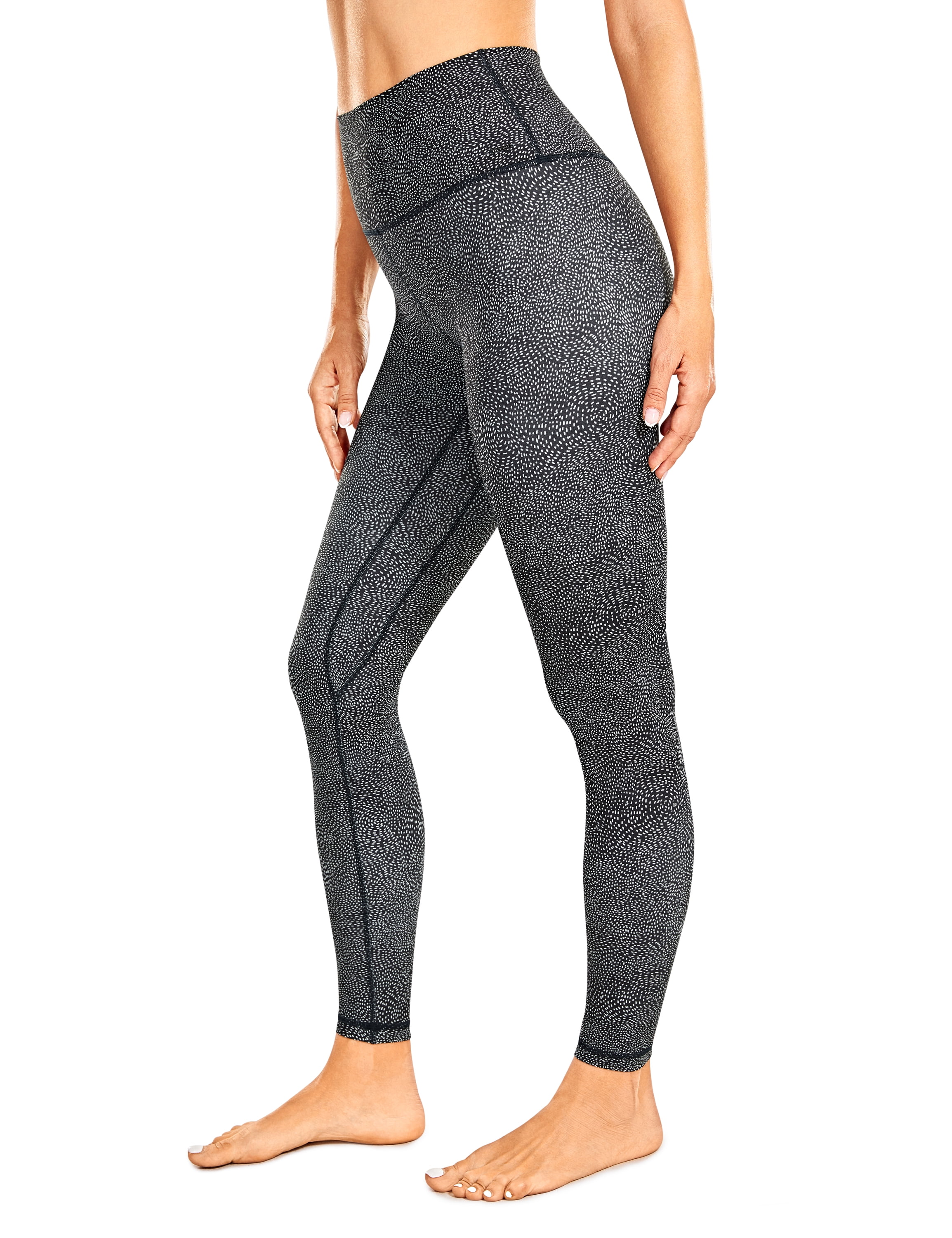 we fleece Leggings for Women-High Waisted Workout Women Leggings Running Tummy Control Yoga Pants 