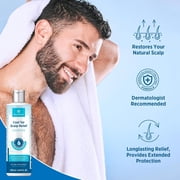RoyceDerm Coal Tar Dandruff Shampoo: Extra Strength 2% Coal Tar Extract Medicated Gel for Rapid Scalp Hair Relief targets dandruff, psoriasis, and seborrheic dermatitis, Hydrating & Natural Fragrance