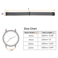 thumbnail image 2 of Uxcell Stainless Steel Mesh Watch Band 16mm Quick Release Strap Magnetic Clasp, Black, 2 of 6