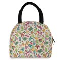 thumbnail image 4 of ALAZA Seahorse Palm Summer Insulated Lunch Box Reusable Cooler Tote Bag Work Office Picnic, 4 of 7