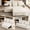 White, variant on Sleeper Sectional Sofa, 83" Convertible Sofa Bed with Pull Out Couches, Adjustable Backrest and Seating, L Shaped Couch with Small Desktop, Modern Chenille Sofas for Living Room Apartment,White
