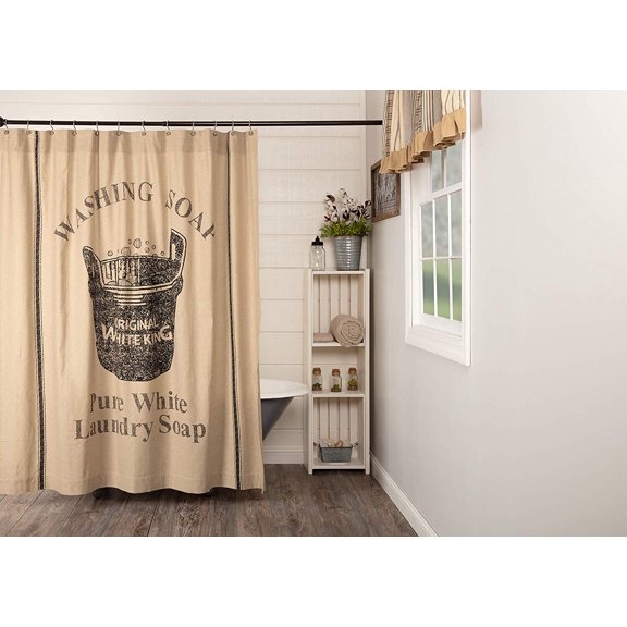 Valley Farms Soap Shower Curtain 72x72