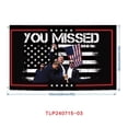 thumbnail image 2 of Trump Sobrevivió Al Tiro Banderas 2024 Donald 3x5 Pies, 2 of 9