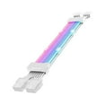 thumbnail image 2 of Cable de extensión RGB con funda, duradero, direccionable, color neón, PCIe Blanco 2x8PIN, 2 of 9