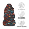 thumbnail image 4 of Daiia Doodle Barbeque Printed Car Seat Cover - Waterproof & Sweatproof - Universal Fit, Machine Washable, Non-Slip - Seat Protector for Car, Truck, SUV, Van (1 Pack), 4 of 5