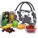 thumbnail image 3 of Fotbe Black And White Sheeps Bolsa Térmica Portátil con Estampado, Bolsa de Entrega de Alimentos Aislada, Bolsa Reutilizable de Gran Capacidad para Comidas y Supermercado, 3 of 6