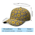 thumbnail image 5 of Retro Sunflower Graphic Snapback Hat - Structured Cap for Urban Streetwear Fans, 5 of 5
