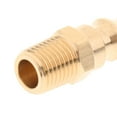 thumbnail image 4 of DYNWAVECA 5-6pack Brass 1/4" Propane Gas Quick Connector Adapter Hose Quick Disconnect 6 Pcs, 4 of 8